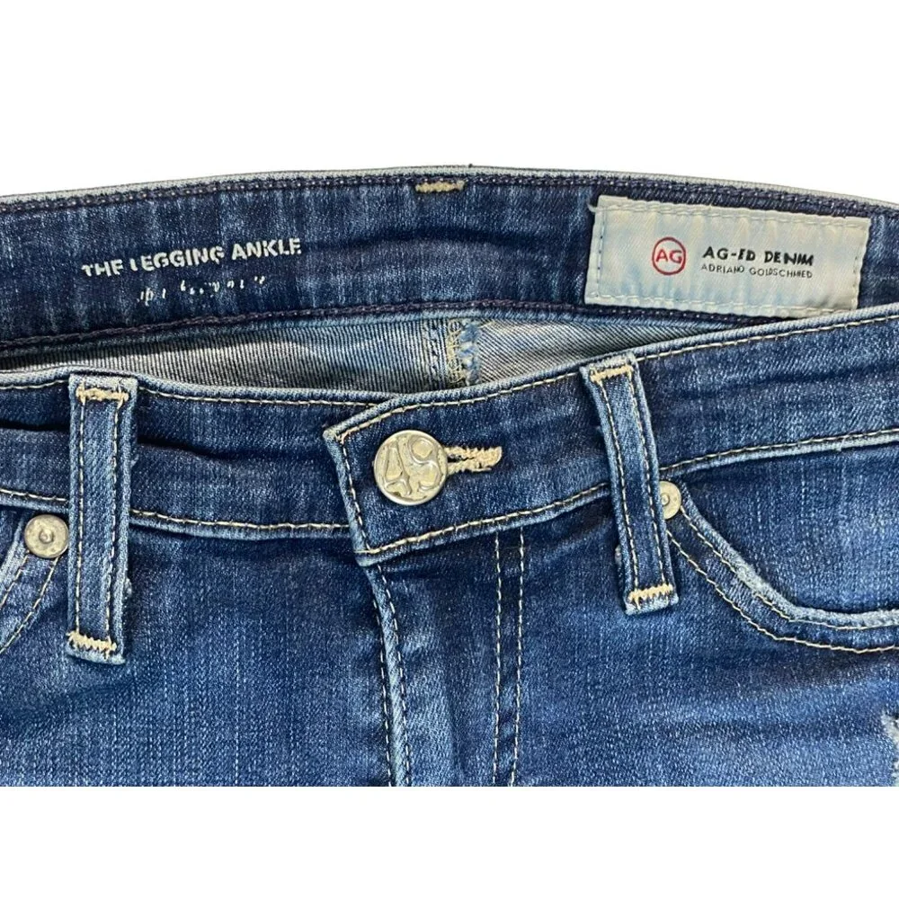Adriano Goldschmied AG Jeans The Legging Ankle 25 R Super Skinny $225 MSRP - Picture 3 of 9